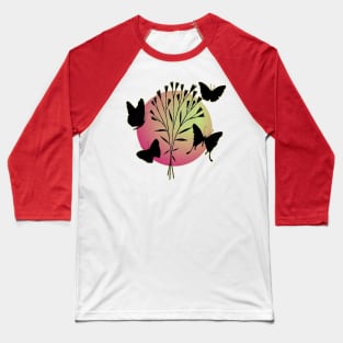 Butterfly Sunrise Baseball T-Shirt